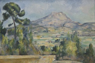 Montagne Sainte-Victoire, ca. 1890 door Paul Cézanne