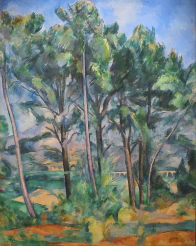 Montagne Sainte-Victoire en het Valcros viaduct door Paul Cézanne