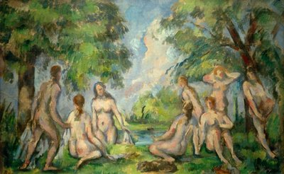 P. Cézanne, badende door Paul Cézanne
