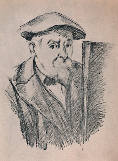 Portret van de Kunstenaar, ca. 1900, 1946 door Paul Cézanne