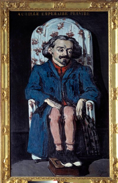 Portret van de schilder Achille Emperaire (1829-1898) door Paul Cézanne