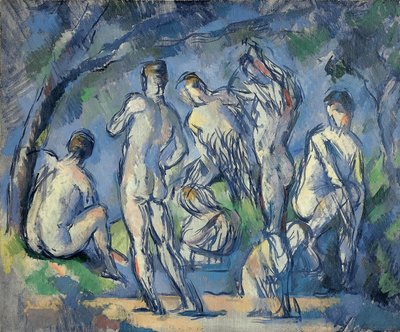 Zeven baders door Paul Cézanne