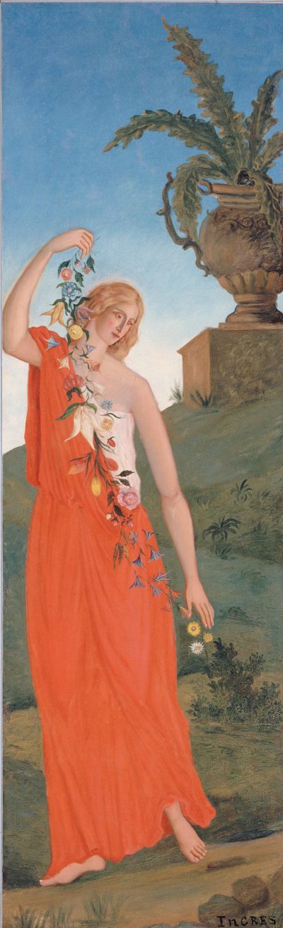 Lente uit de serie Les Saisons door Paul Cézanne