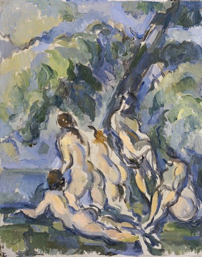 Studie voor Les Grandes Baigneuses, ca. 1902-06 door Paul Cézanne