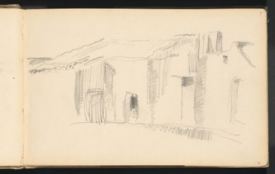 Studie van Huizen door Paul Cézanne