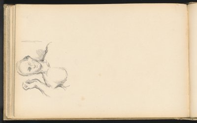 Studie van "De Romeinse Redenaar (Germanicus)" door Paul Cézanne