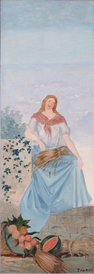 Zomer uit de serie Les Saisons door Paul Cézanne