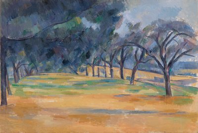 De laan in Marines door Paul Cézanne