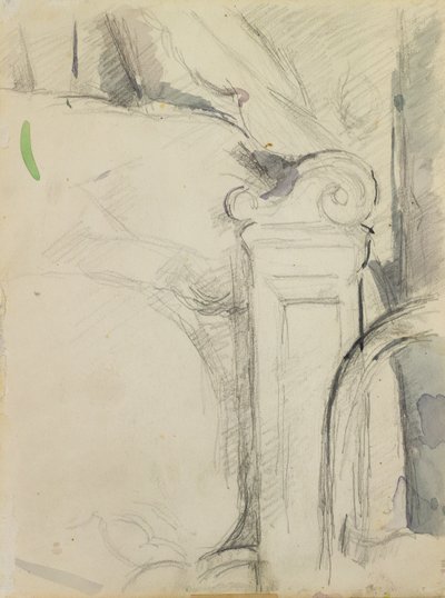 Het Bed door Paul Cézanne