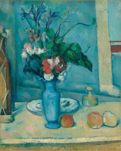 De Blauwe Vaas door Paul Cézanne