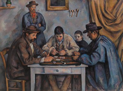 De Kaartspelers door Paul Cézanne