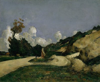 De Landweg door Paul Cézanne