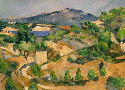 De François Zola Dam door Paul Cézanne