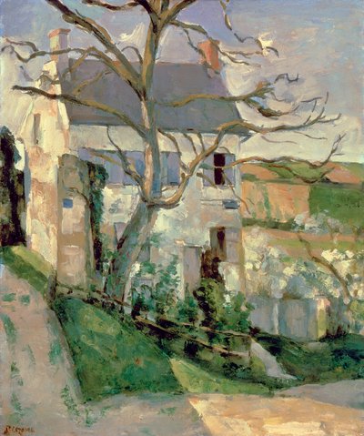 Het Huis en de Boom, ca. 1873-74 door Paul Cézanne
