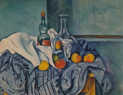 De pepermuntfles, 1893-1895 door Paul Cézanne
