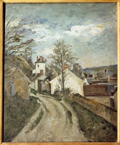 Het huis van dokter Gachet in Auvers door Paul Cézanne