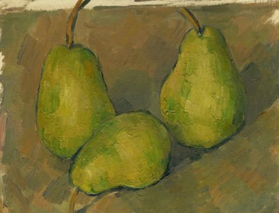 Drie Peren door Paul Cézanne