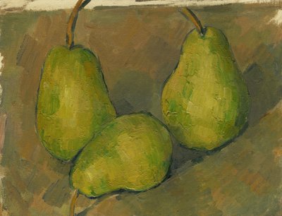 Drie peren, 1878-1879 door Paul Cézanne