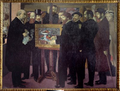 Hulde aan Cezanne door Paul Cézanne