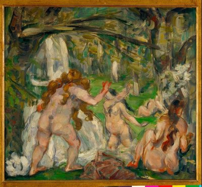 Drie baders door Paul Cézanne
