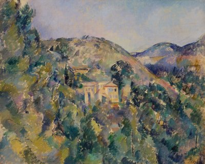 Uitzicht op het Domaine Saint-Joseph door Paul Cézanne