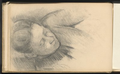 Voorovergebogen Vrouw door Paul Cézanne