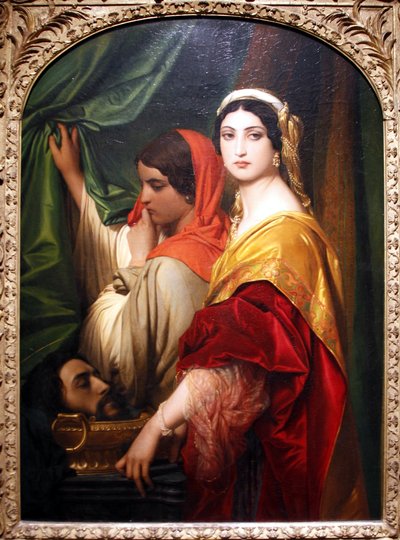 Herodias met het hoofd van Johannes de Doper door Paul Delaroche