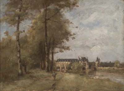 Het kasteel van Chenonceau door Paul Desire Trouillebert