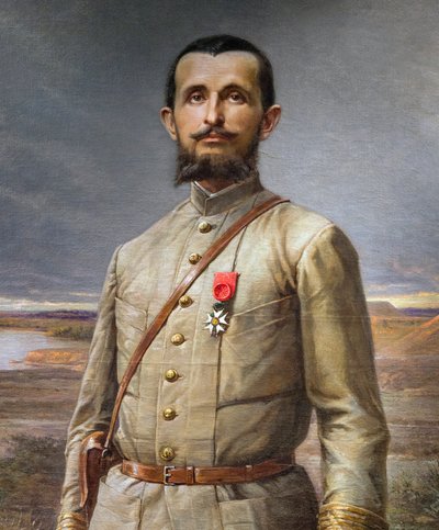 (detail) Le commandant Marchand door Paul Dominique Philippoteaux