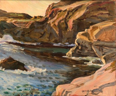 Californische kliffen door Paul Dougherty