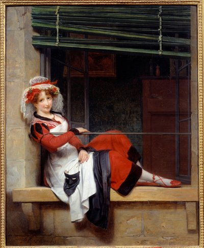 Wachten op de balmaskers door Paul Emile Detouche