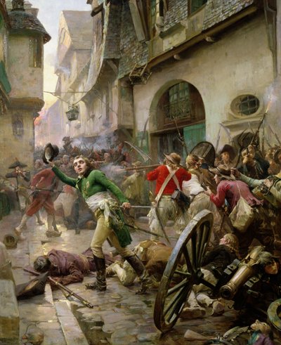 Henri de La Rochejaquelein (1772-94) bij de Slag om Cholet, 17 oktober 1793 door Paul Émile Boutigny