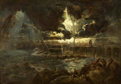 De Vernietiging van Pompeii, c.1835 door Paul Falconer Poole