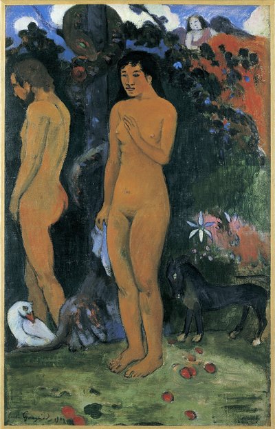 Adam en Eva door Paul Gauguin