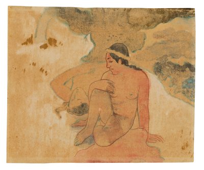 Aha oe feii? (Wat! Ben je jaloers?) door Paul Gauguin