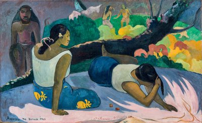Arearea no Varua ino Woorden van de Duivel of Liggende Tahitiaanse Vrouwen door Paul Gauguin