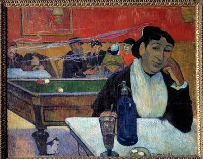In het café (Arles) door Paul Gauguin