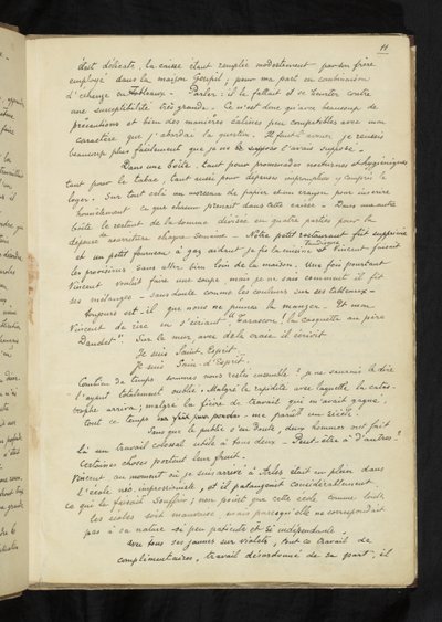 Avant et après - Beschrijving van Gauguins verblijf bij Vincent van Gogh in Arles (P. 11) door Paul Gauguin