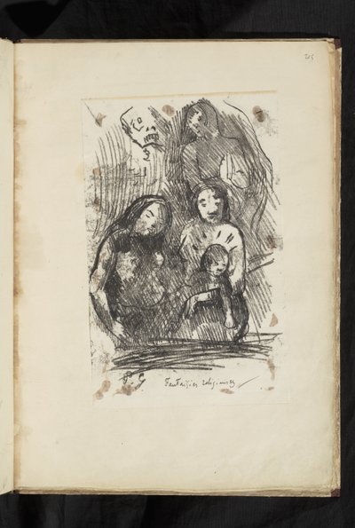 Geboortefragment door Paul Gauguin