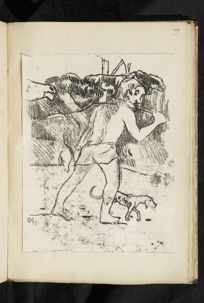 Terugkeer van de jacht door Paul Gauguin