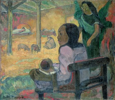 Be Be (De Geboorte) door Paul Gauguin