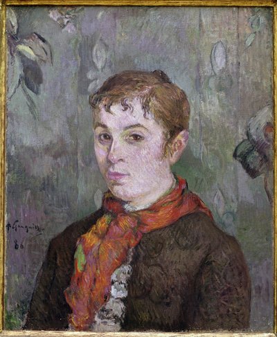 Borstbeeld van een vrouw door Paul Gauguin