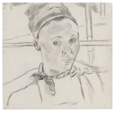Buste van een Jonge Bretonse Vrouw (Mogelijk Marie Lagadu) door Paul Gauguin