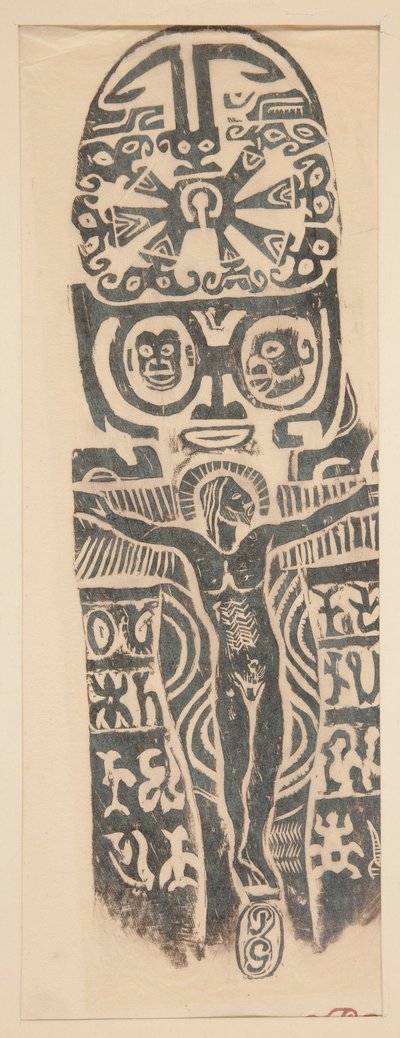 Christus aan het kruis door Paul Gauguin