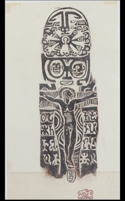 Christus aan het kruis, 1926 door Paul Gauguin