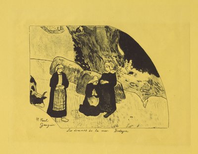 Dramen des Meeres: Bretagne door Paul Gauguin