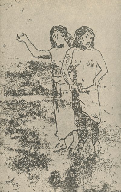 Tekening, 1936 door Paul Gauguin