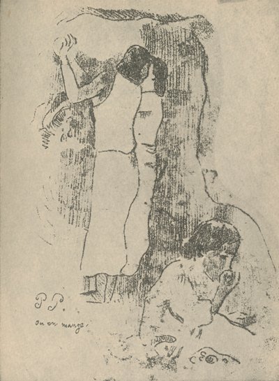 Eten, 1936 door Paul Gauguin