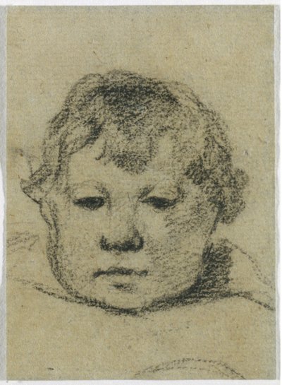 Emil Gauguin als kind, ca. 1875-1876 door Paul Gauguin