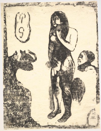 Eva door Paul Gauguin